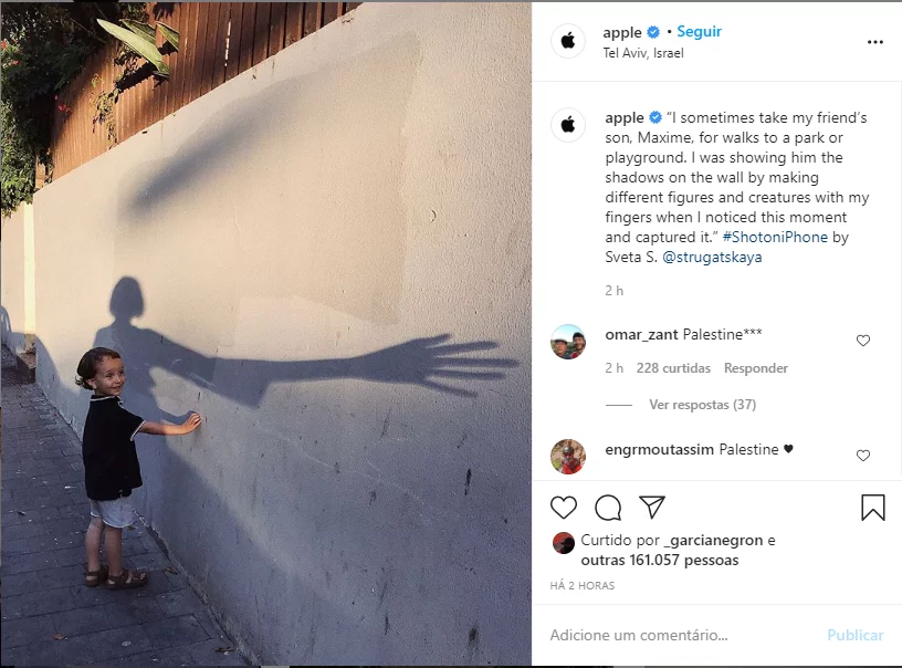 Marketing de Defensores e Mídias Sociais: estratégias para impulsionar sua empresa
(Instagram/Apple/Reprodução)