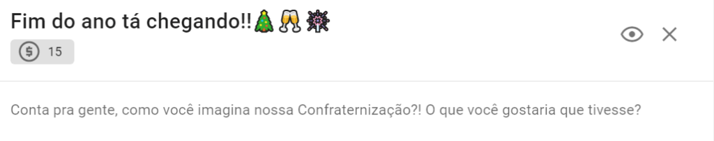 ideias de desafios