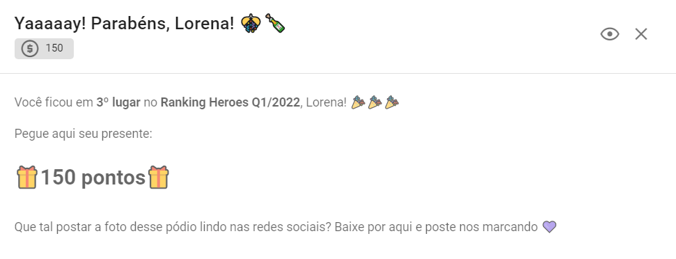 Desafio criado na plataforma da Comunitive para o programa de colaboradores da Comunitive: o Comunitive Heroes