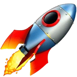 emoji de foguete